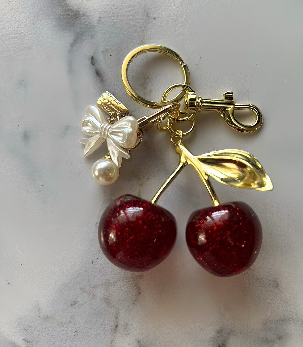 Cherry Bag Charm