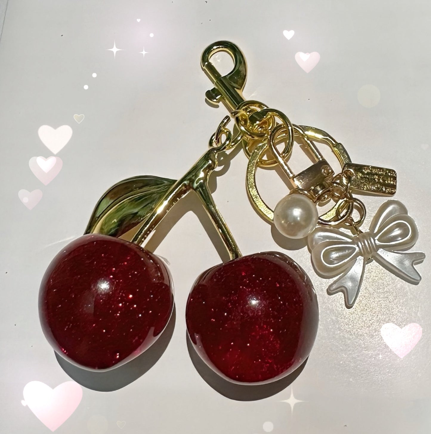 Cherry Bag Charm