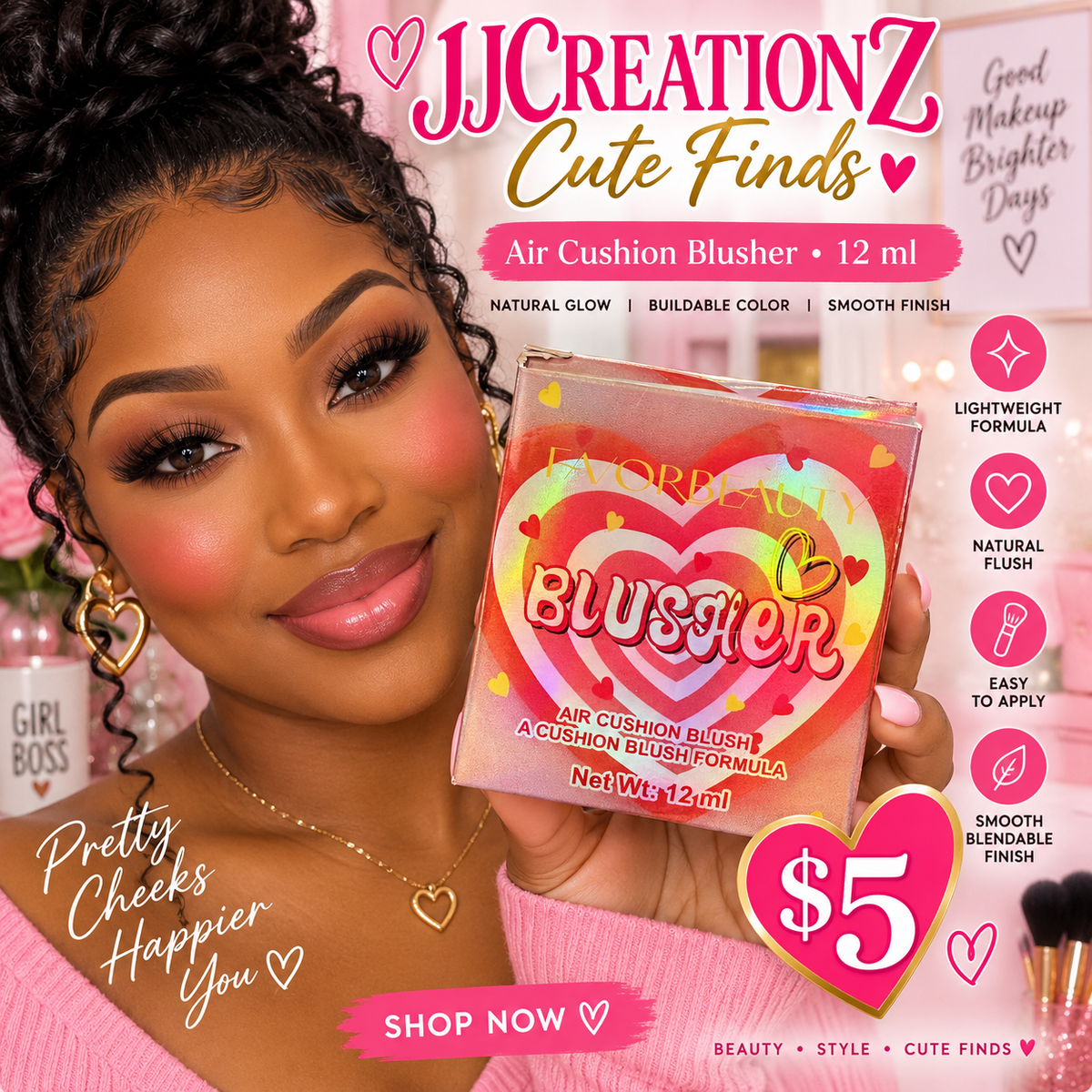 Air Cushion Blusher ā Natural Glow & Buildable Color | 12 ml