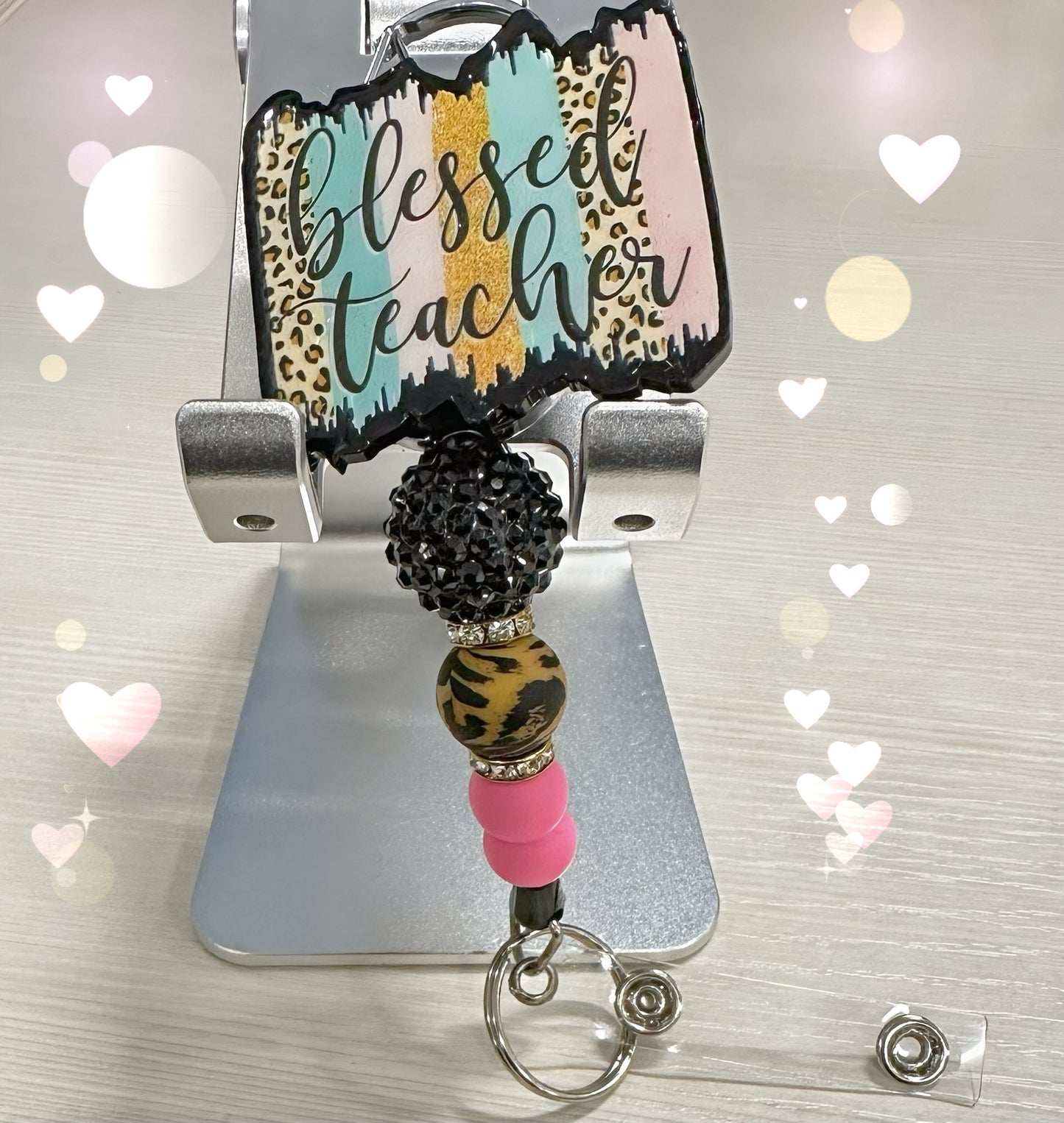 Blessed Teacher Badge Reel