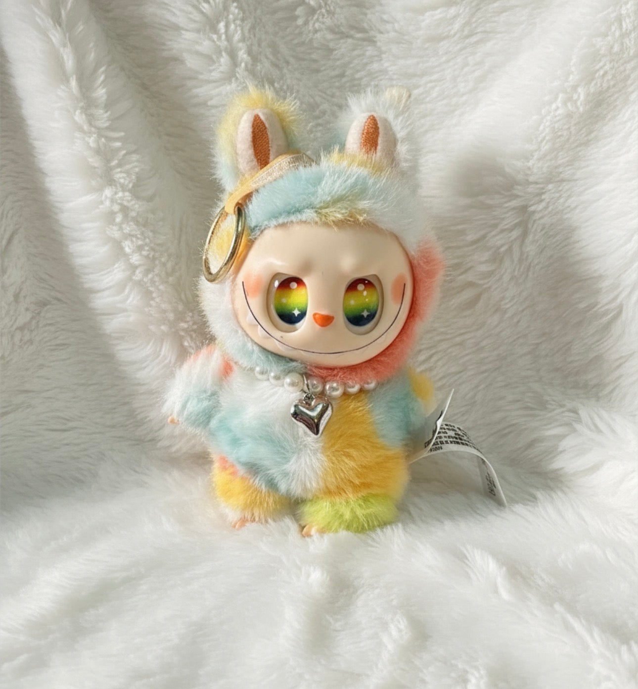 adorable plush bubu bunny charm! π°π