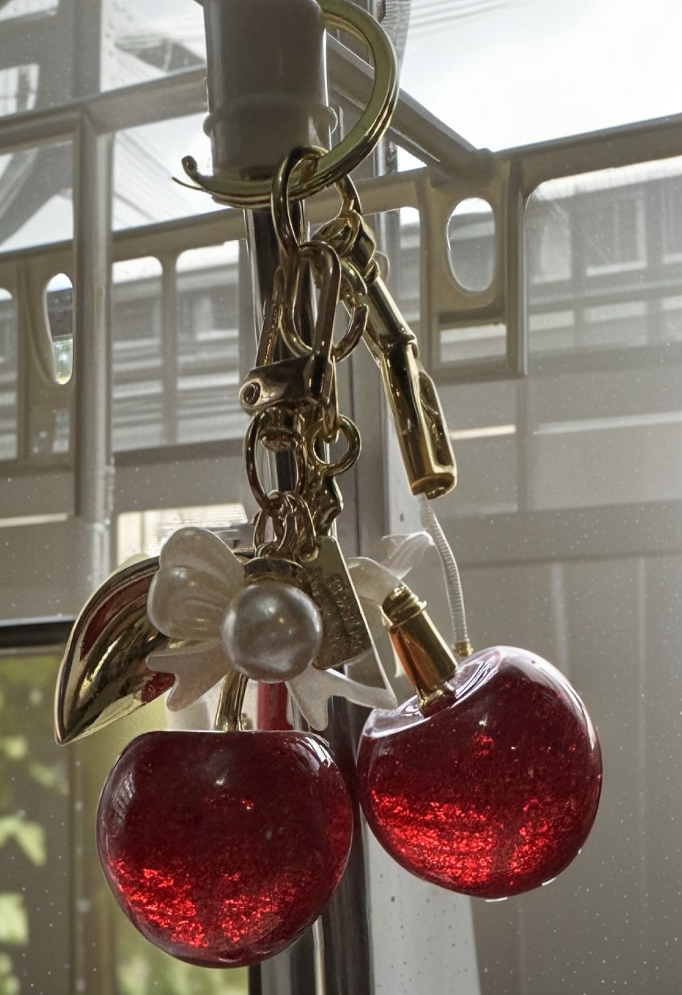 Cherry Bag Charm