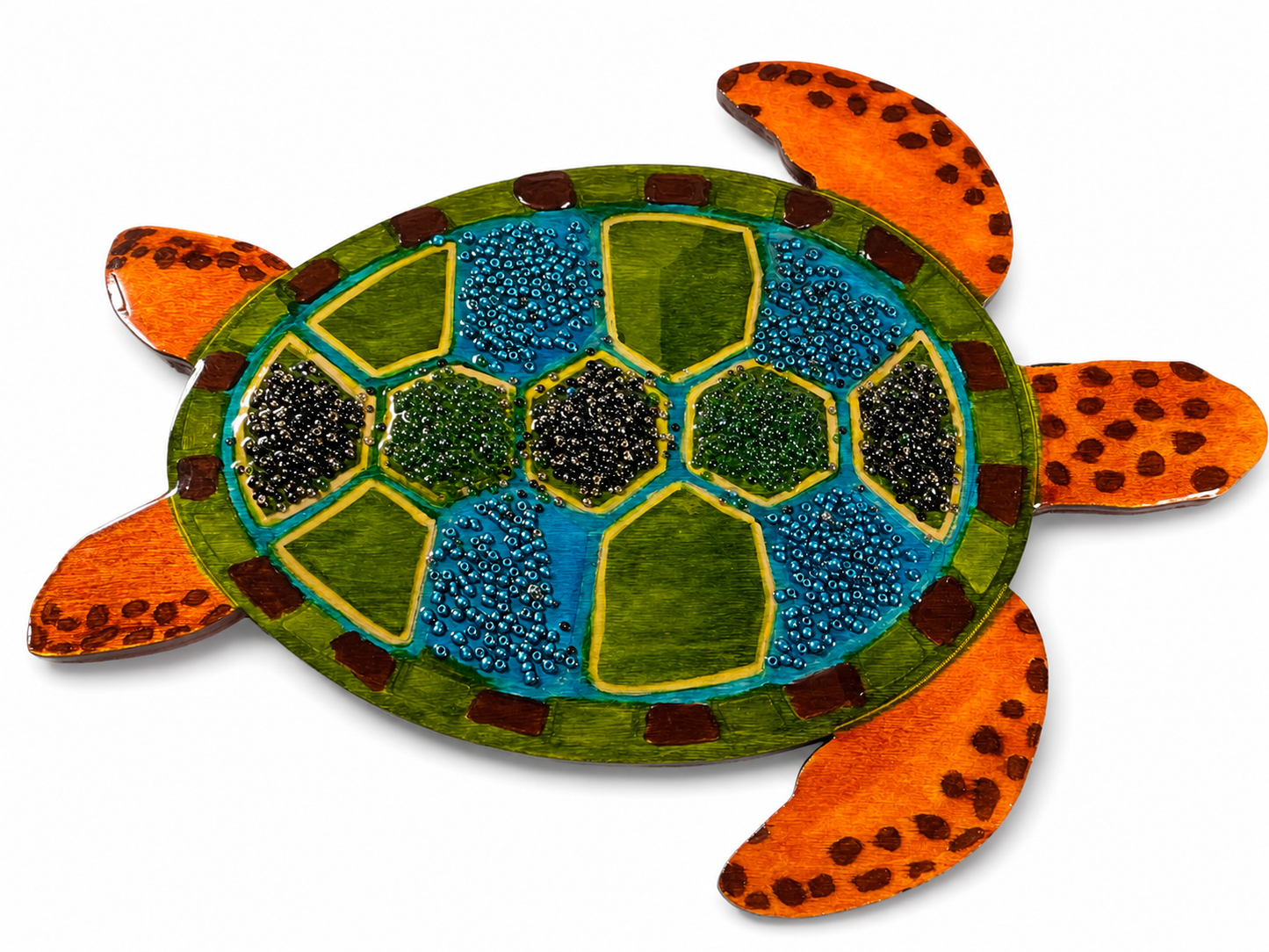 Ocean Jewel Sea Turtle Wall Art