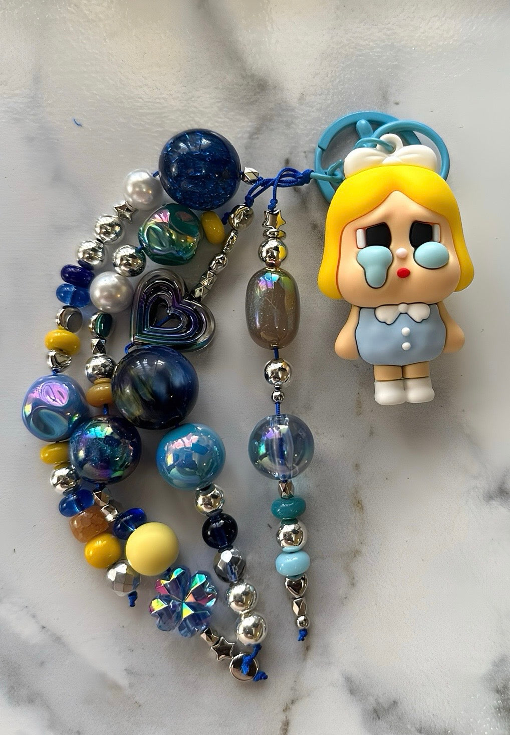 Blue Crybaby Bag Charm