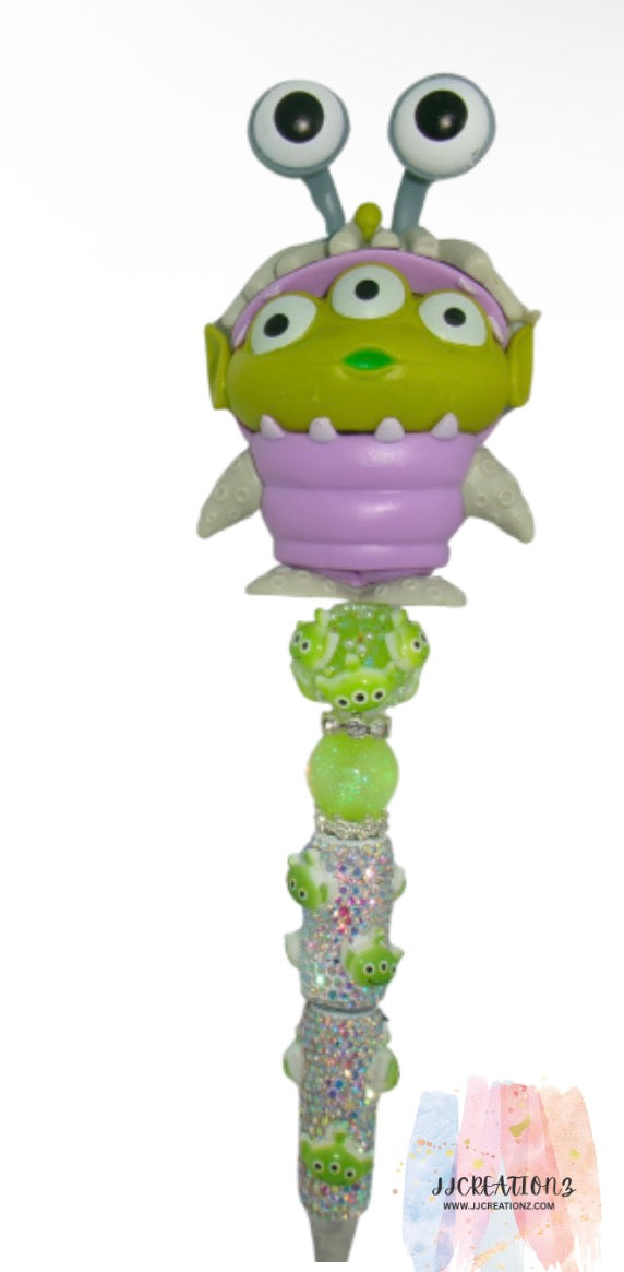 ✨ Alien Monster Glitter Pen ✨