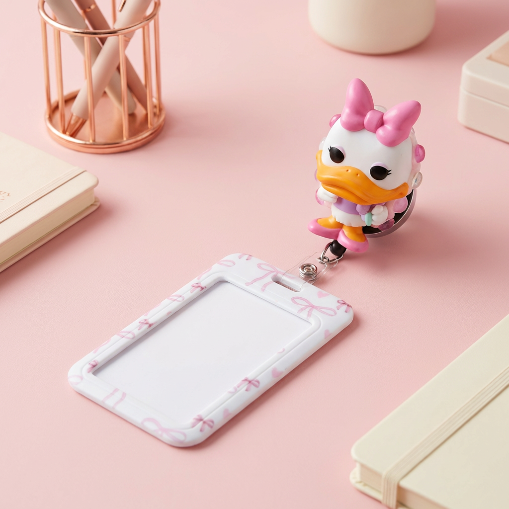 Daisy Duck Badge Reel & ID Holder
