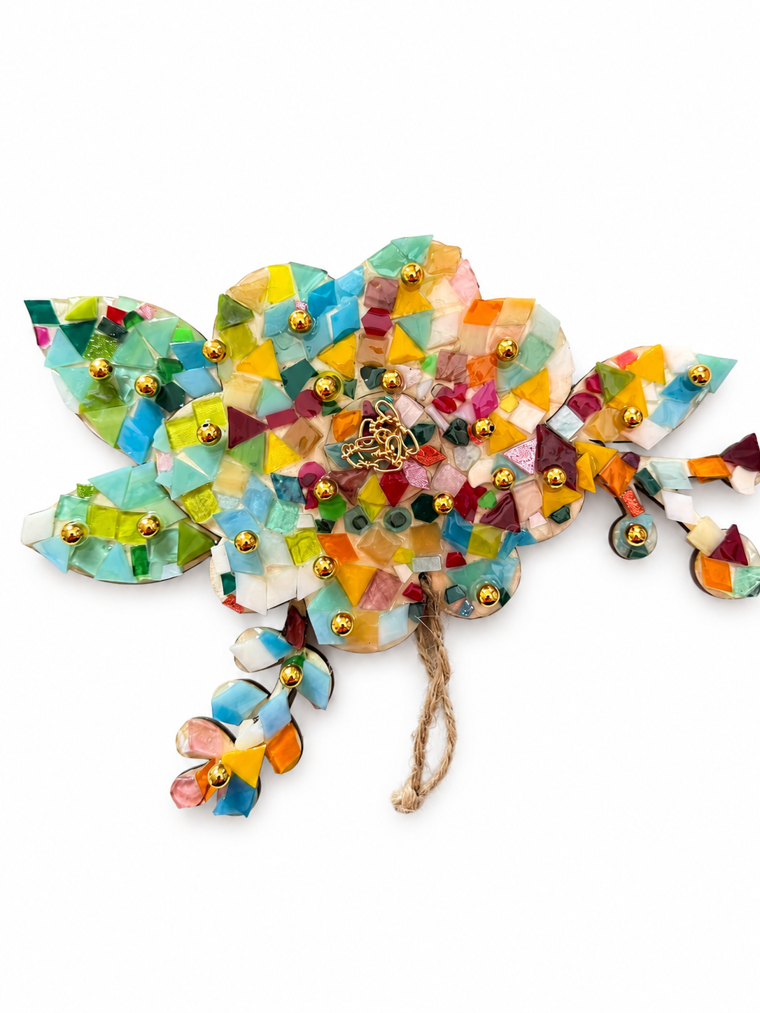 Handcrafted Mosaic Floral Wall Décor