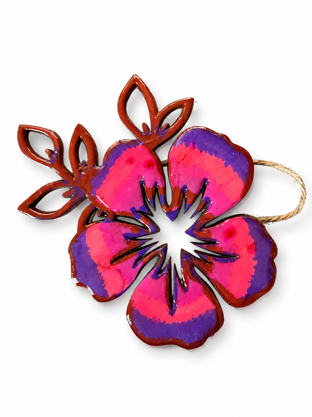Handcrafted Tropical Hibiscus Wall Décor