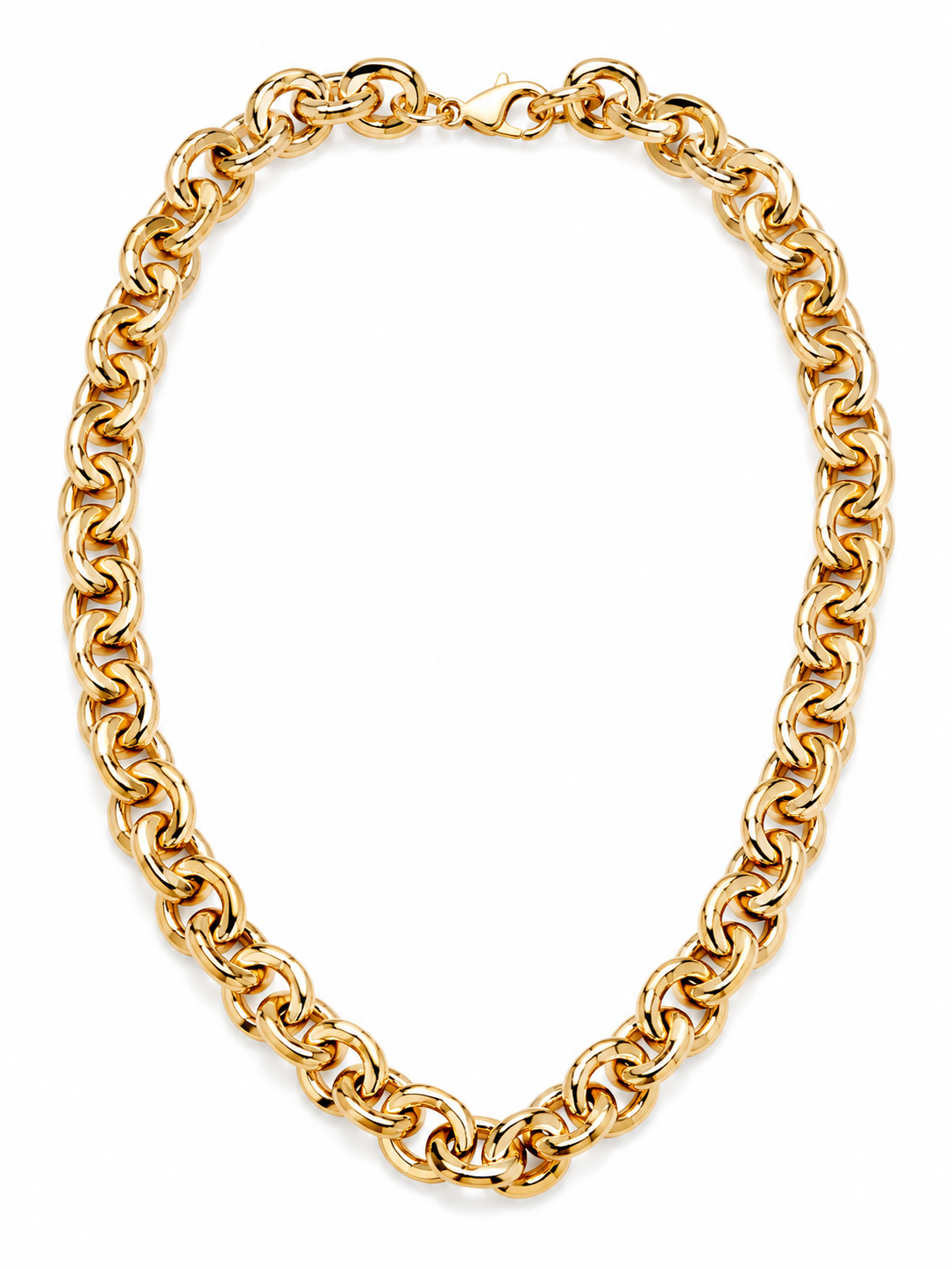 Chunky Gold Link Chain Necklace