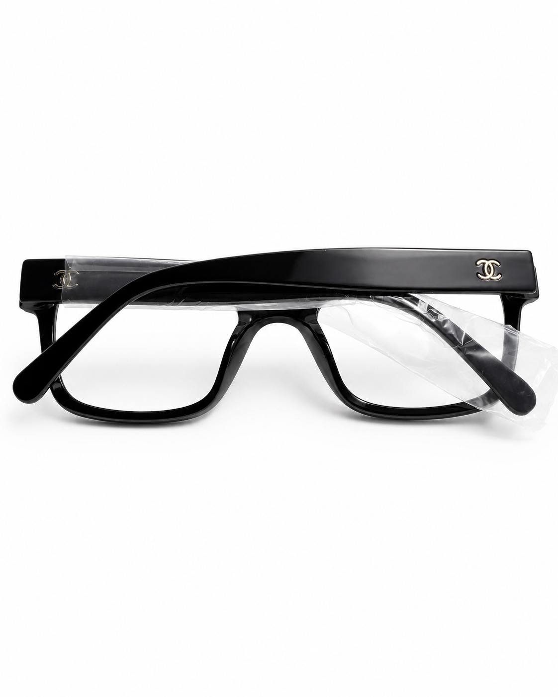 Black Designer-Inspired Oversized Square Eyeglass Frames