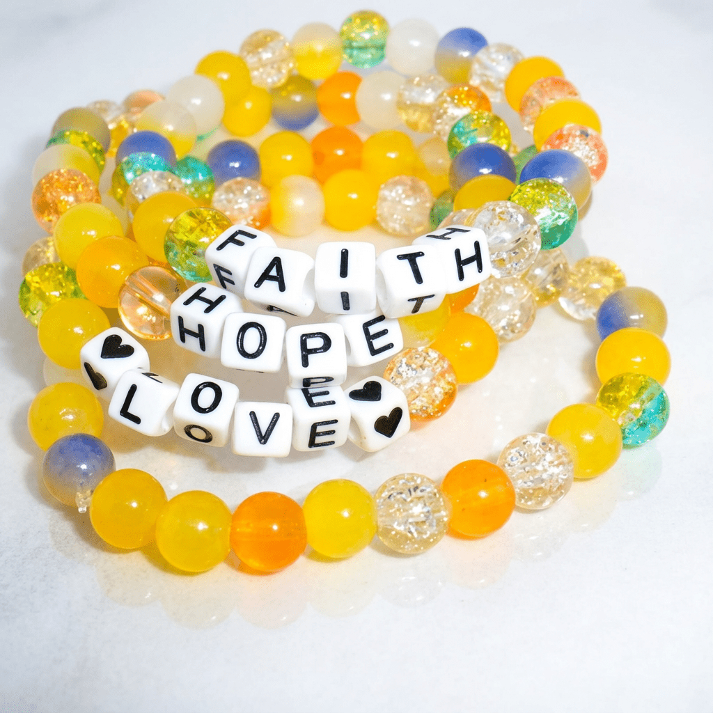 ☀️ Faith • Hope • Love Sunshine Bracelet Set – JJCREATIONZ ☀️