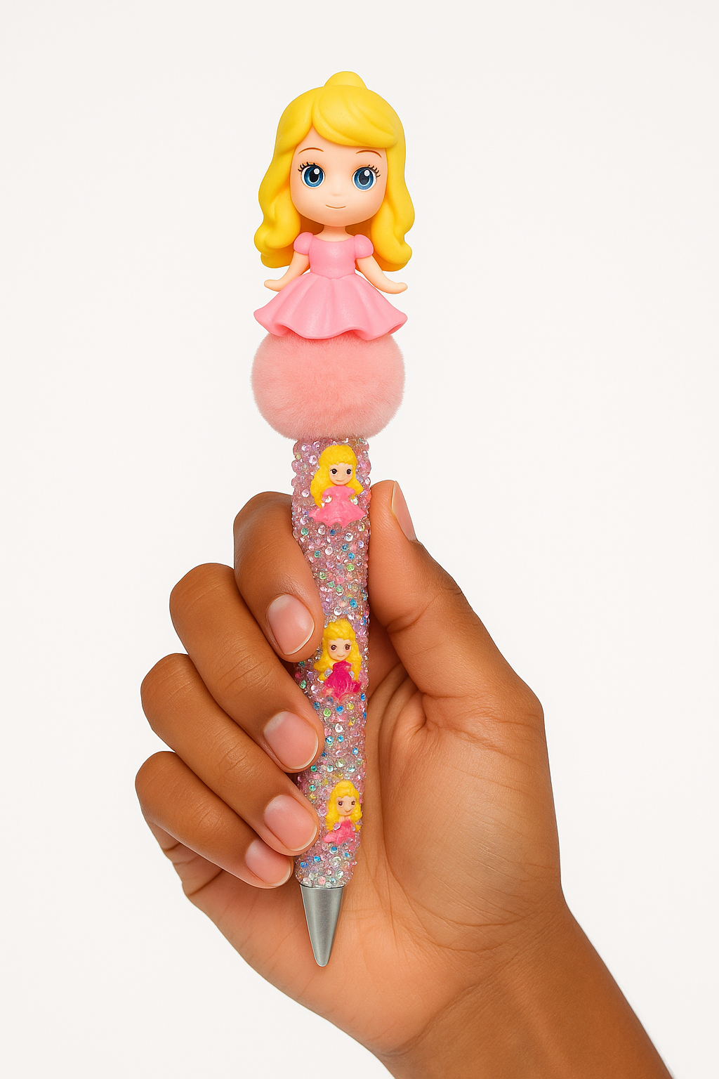 Decorative pens with toppers