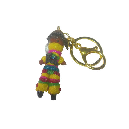 VI Moko jumble Charm – Handmade Polymer Clay Keychain