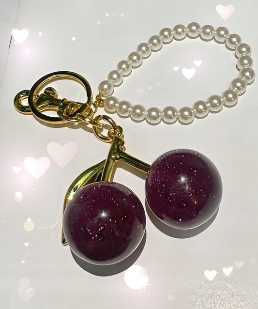 Purple Bag Charm