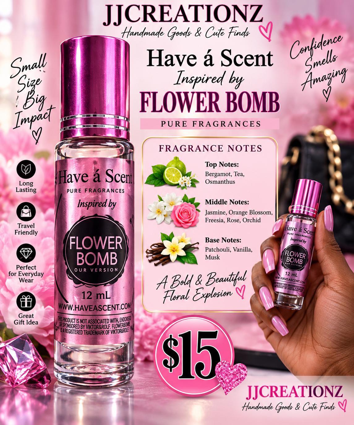 Have a Scent Flower Bomb Inspired Perfume Oil – 12 mL