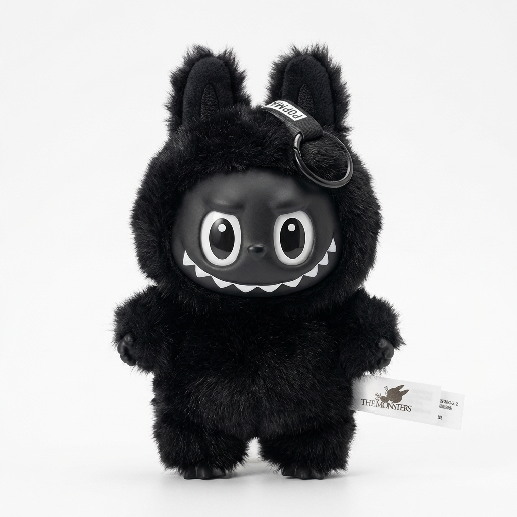 🖤 Midnight Monster Plush Doll – Pop Mart Style 🖤