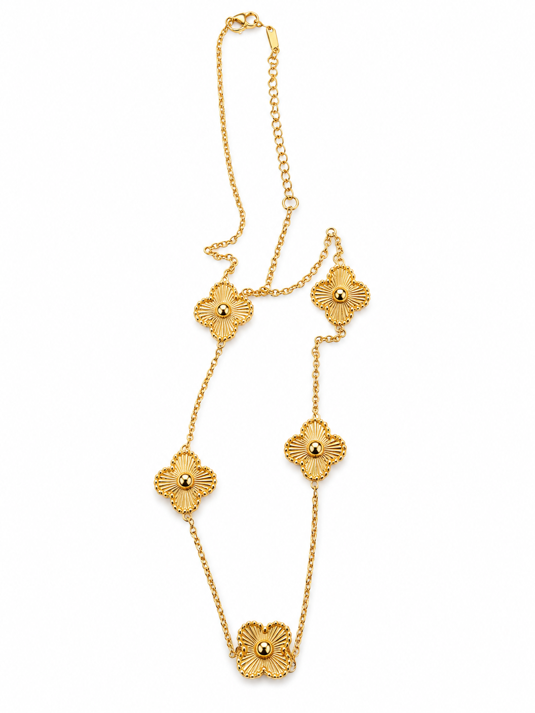 Golden Clover Luxe Necklace