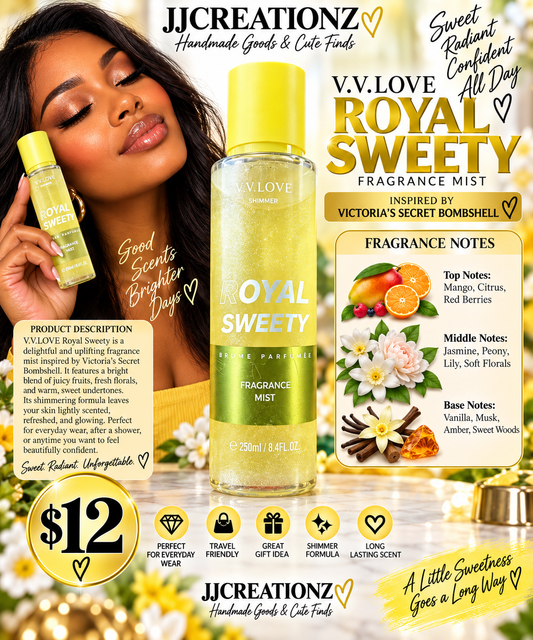 Royal Sweety Shimmer Fragrance Mist – 250ml
