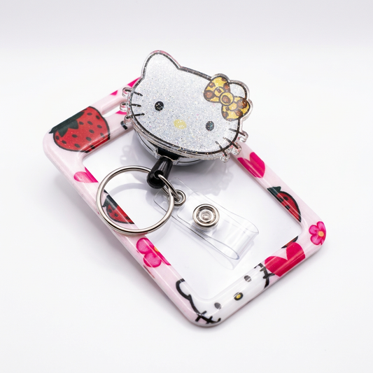 Hello Kitty Glitter Keychain Set 💖✨