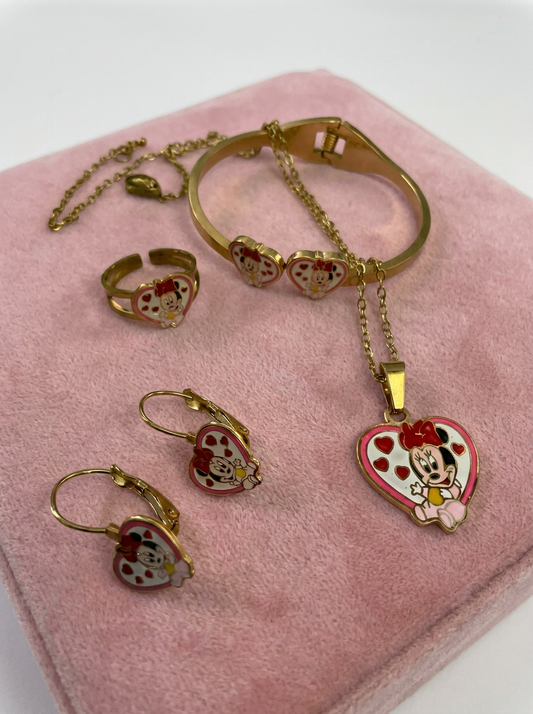 Minnie jewelry set