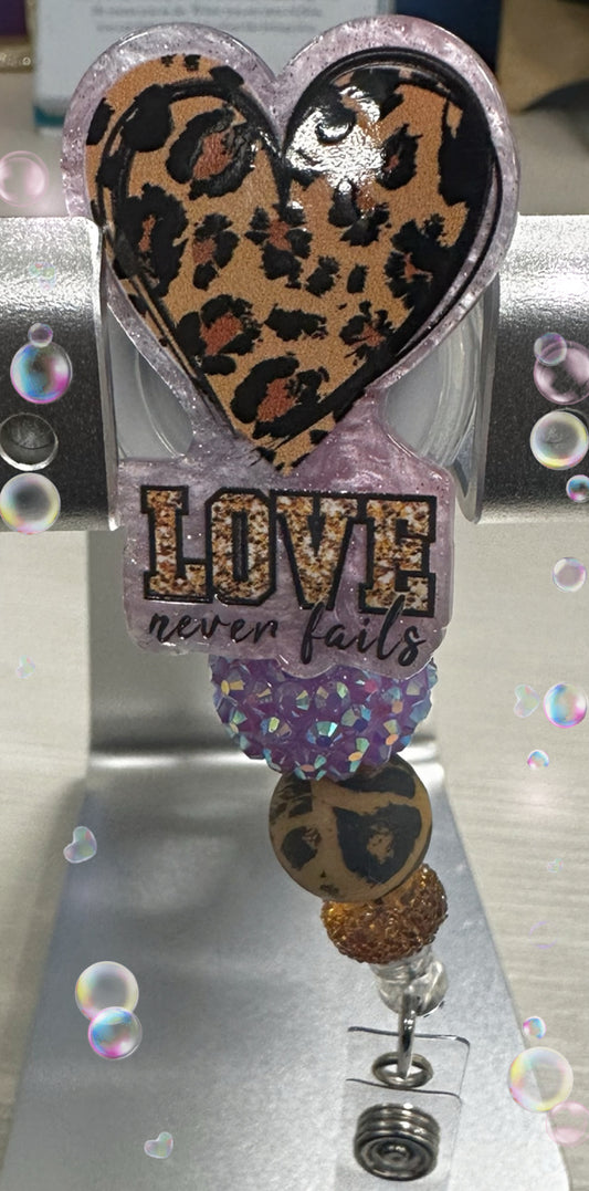 Love Never Fail Badge Reel