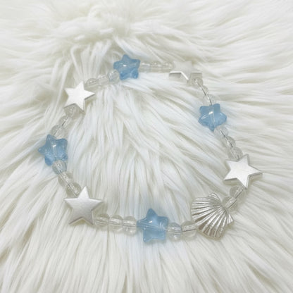 ⭐ Ocean Star & Seashell Beaded Bracelet – Beach-Inspired Jewelry