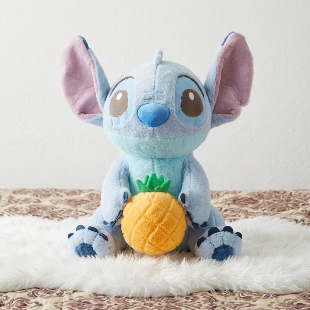 Stitch Plush with Pineapple – Tropical Edition