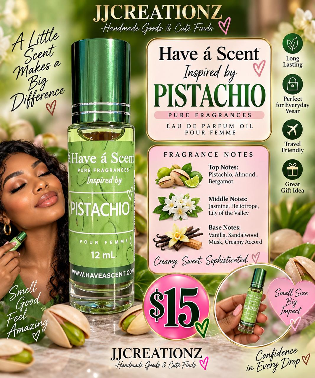 Have á Scent Pistachio-Inspired Perfume Oil – 12 mL