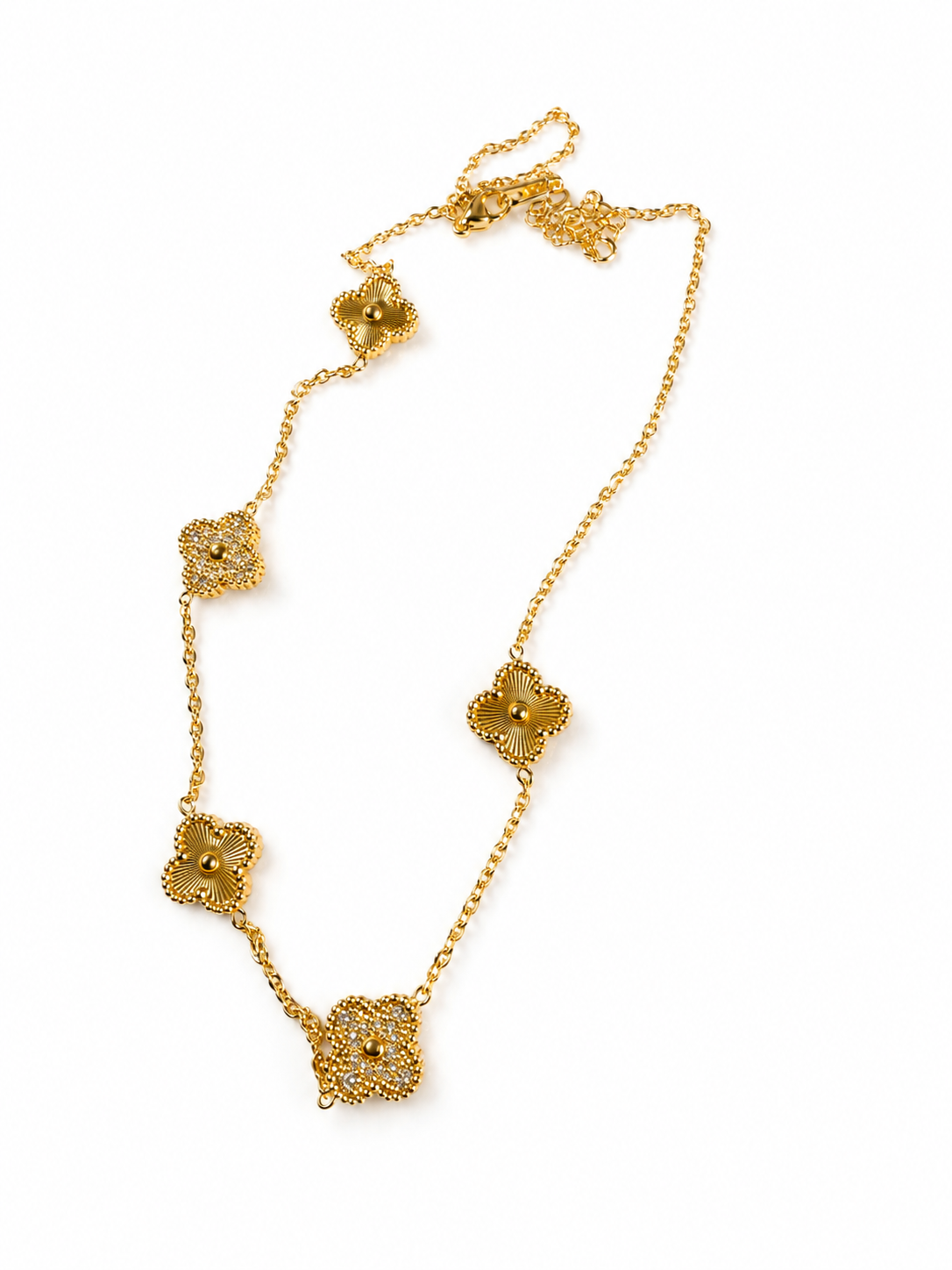 Golden Clover Luxe Necklace