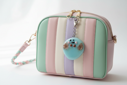 Ocean Star Kawaii Charm – Handmade Polymer Clay Bag Charm / Keychain
