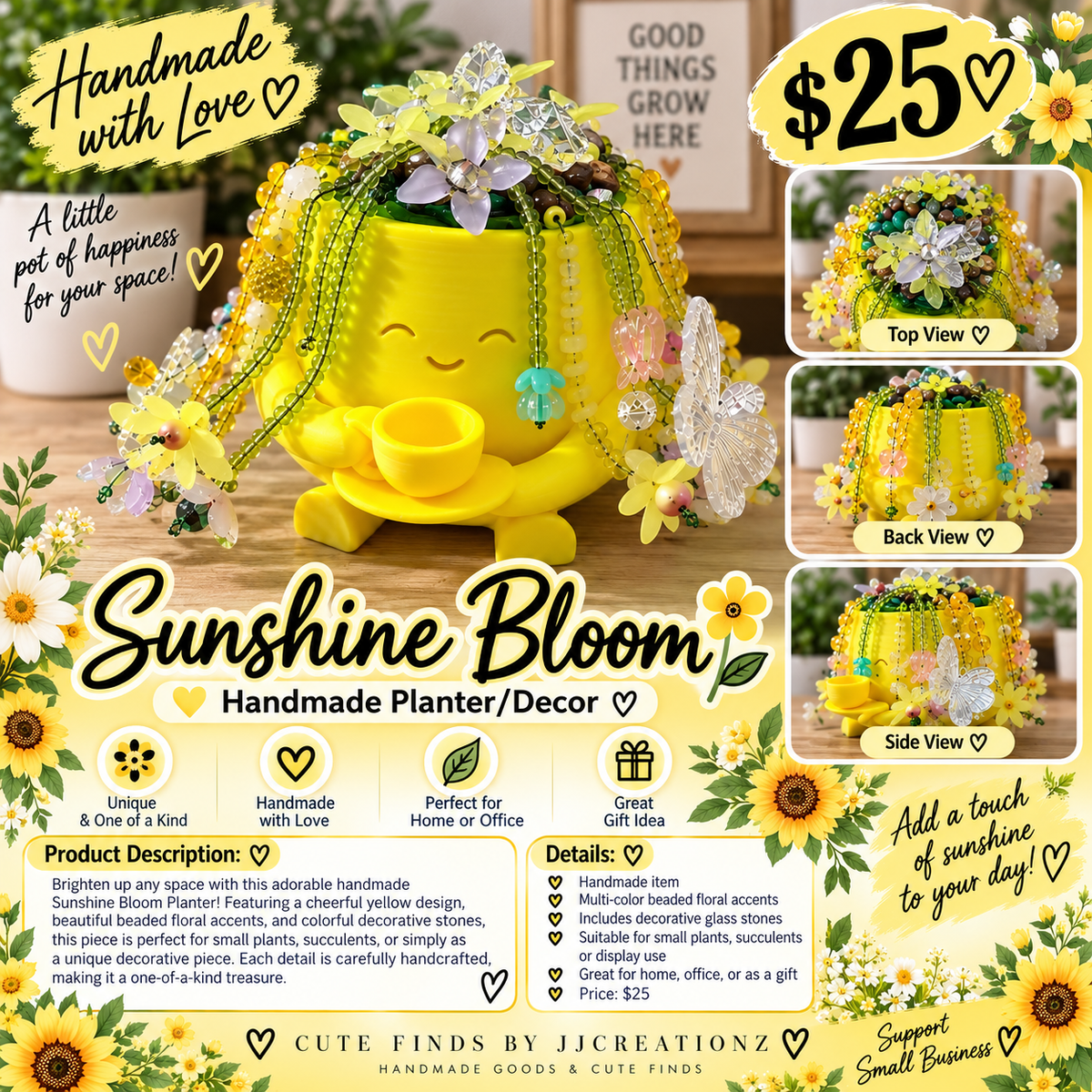 Sunshine Bloom – Handmade with Love!