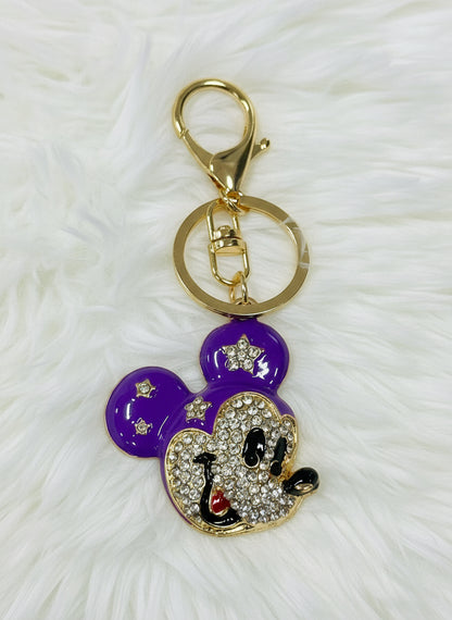 ✨ Purple Star Mickey Keychain