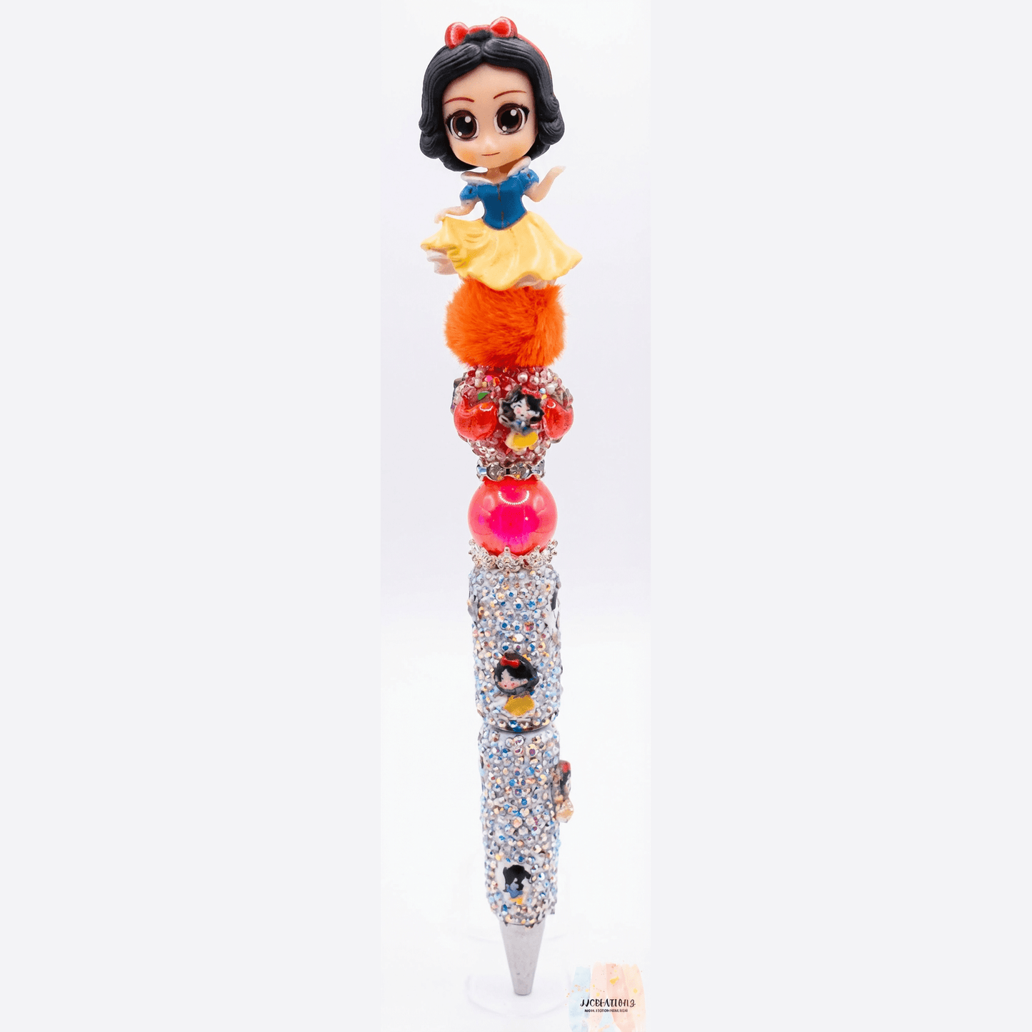 ✨ Fairy-Tale Princess Bling Beaded Pen – Sparkly, Elegant & Perfect for Collectors ✨