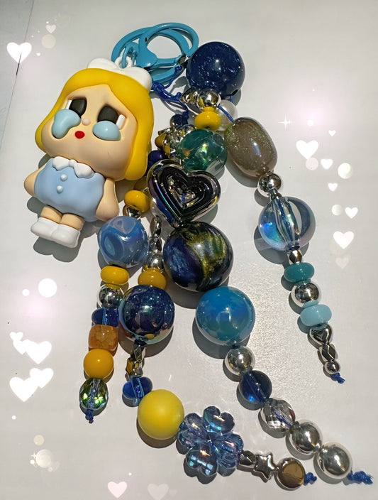 Blue Crybaby Bag Charm