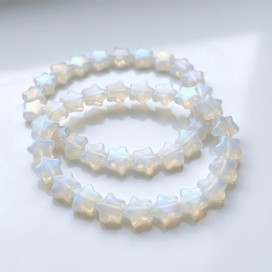 Iridescent Star Bracelet Set – Starlight Dreams Collection
