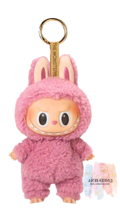 🐰 lychee labubu Bunny Plush Figure – Collectible Toy Fuzzy Outfit