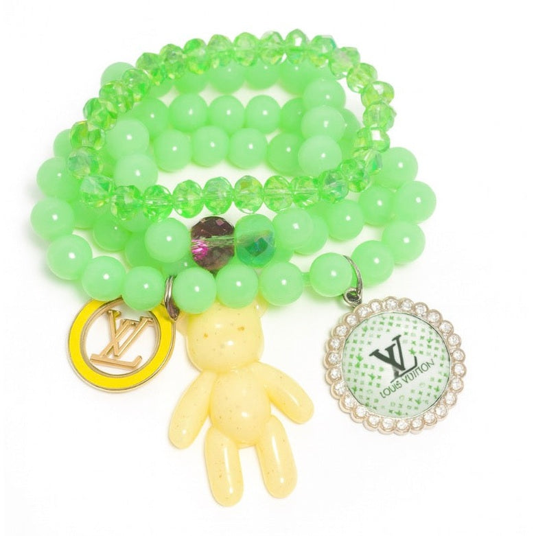 Green Charm Bracelet Stack – JJCREATIONZ