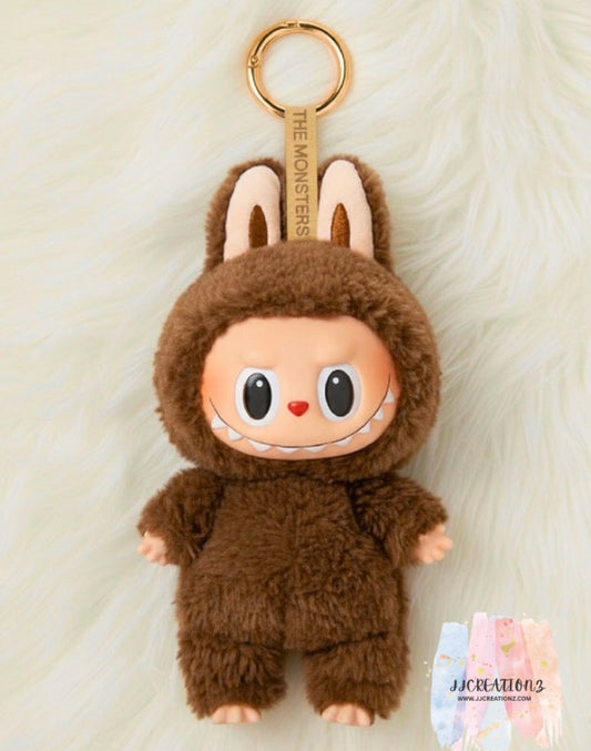 🧸 Pop Mart The Monsters Plush Doll – Brown Monster Collectible Toy /Labubu