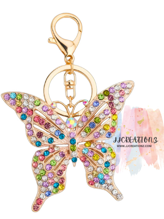 🦋 Sparkling Butterfly Keychain Bag
