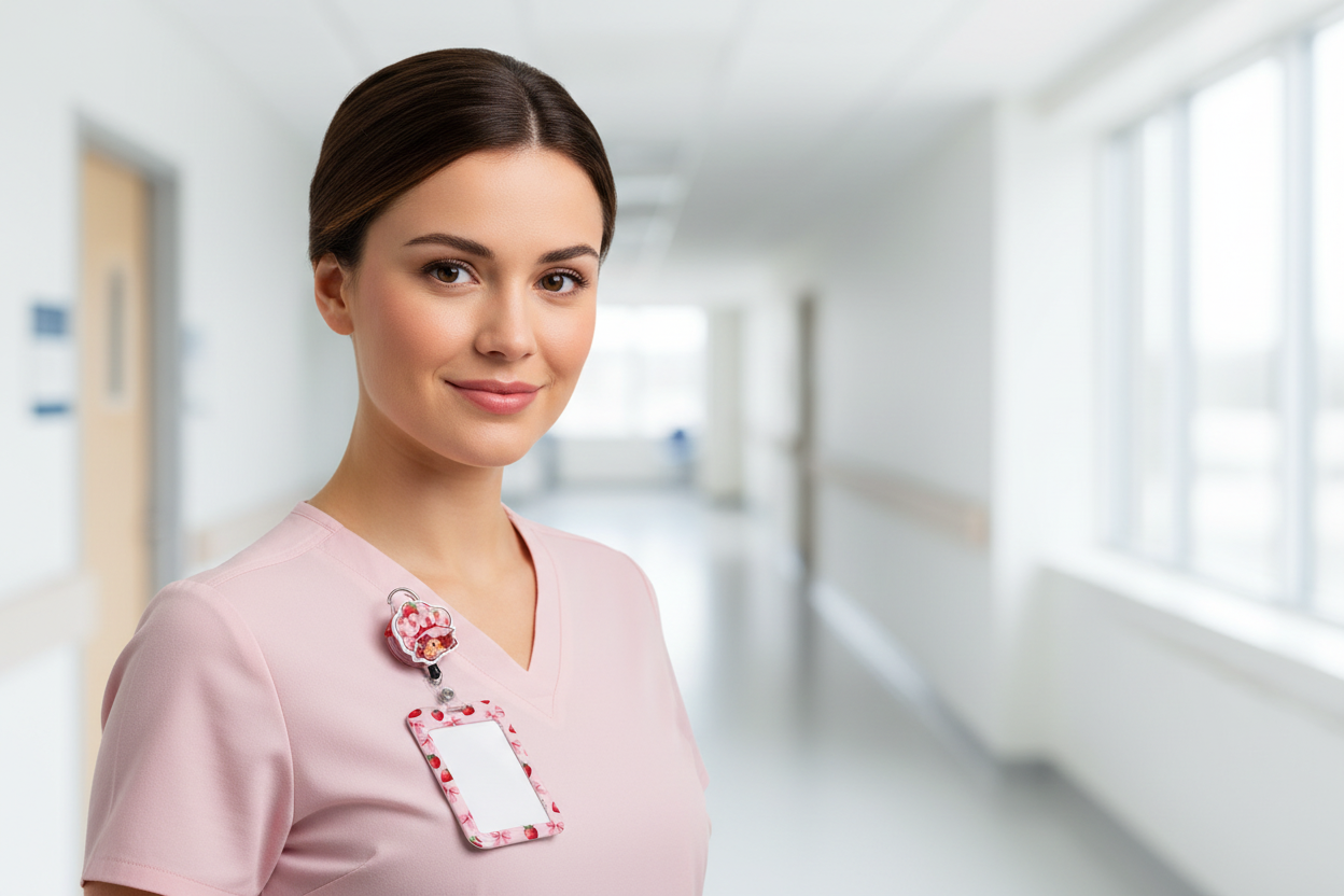 🍓💖 Strawberry Shortcake Cutie Badge Reel & ID Holder Set 💖🍓