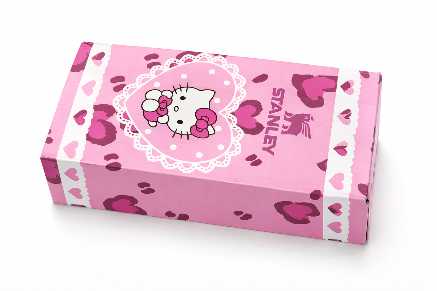 HK pink tumbler with straw