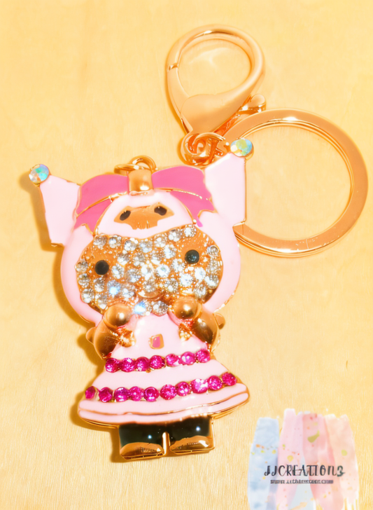 💖 Pink Bow Character Keychain