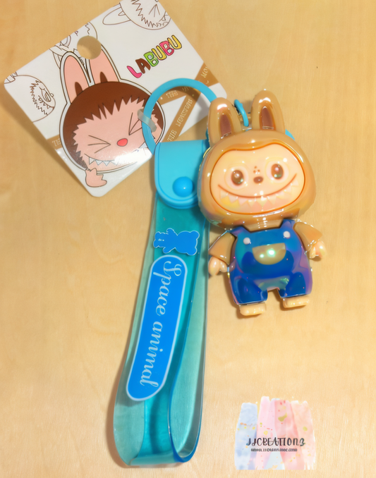 🌟 Labubu Monster Series Keychain – Blue Edition
