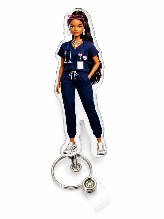 Fashion Nurse Badge Reel – Chic Scrub Style