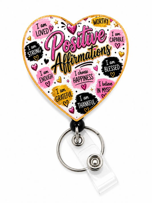 Positive affirmation badge reel