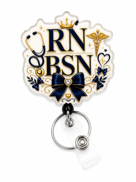 RN BSN badge reel