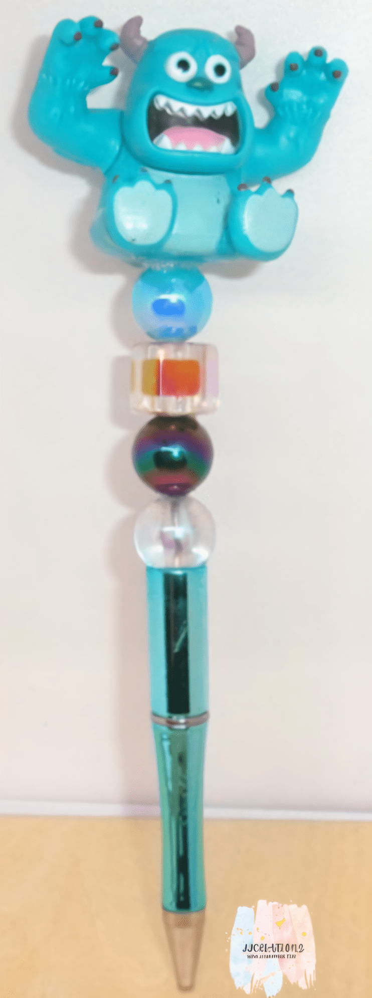 💙 Monster-Themed Beaded Pen – Cute, Quirky & Perfect for Collectors! 💙
