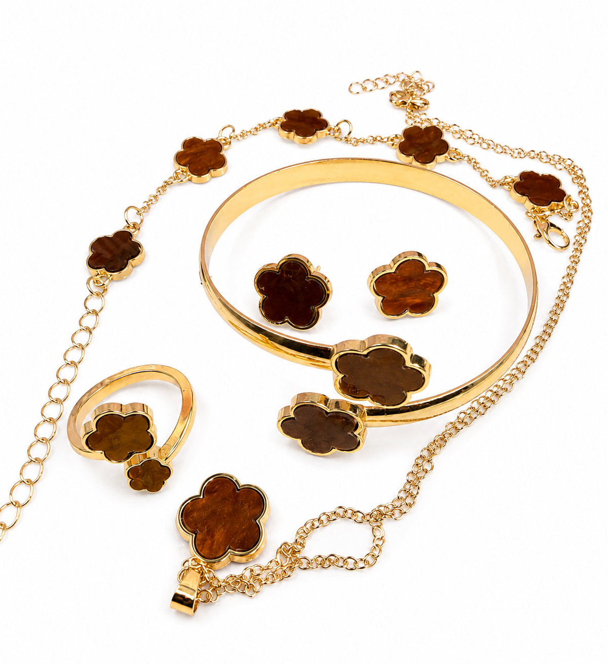 luxe-inspired flower jewelry