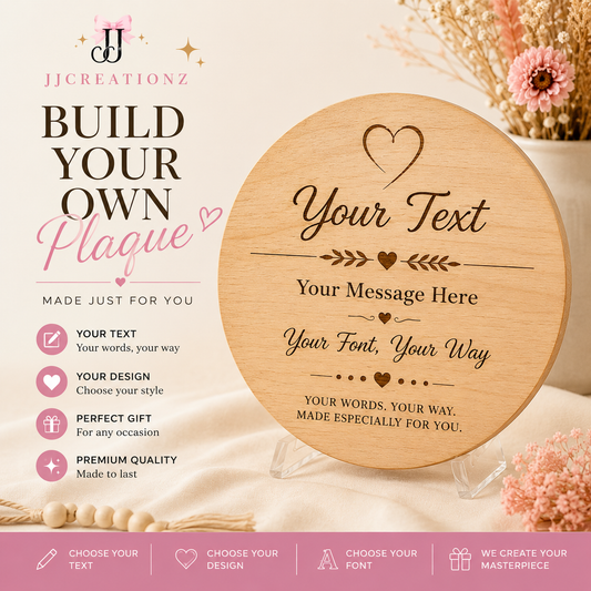 Build your own plaque