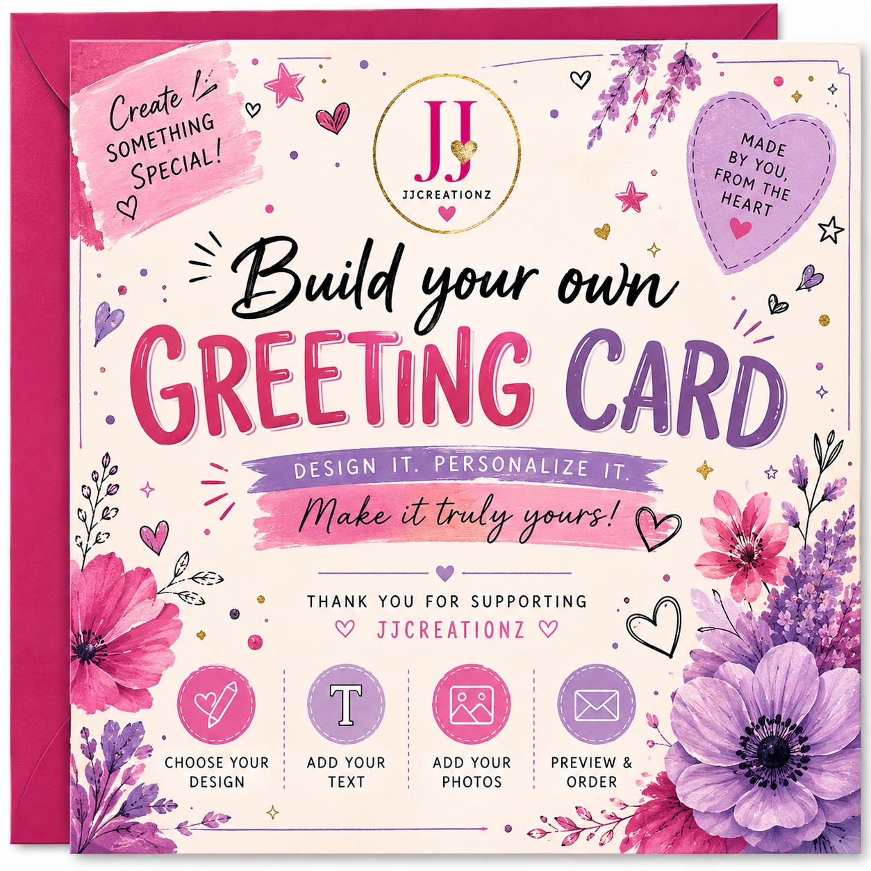 Customized Custom Greeting Card